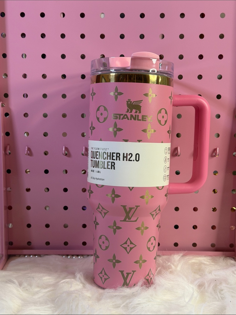 CUSTOM STANLEY CUP 40oz PINK
